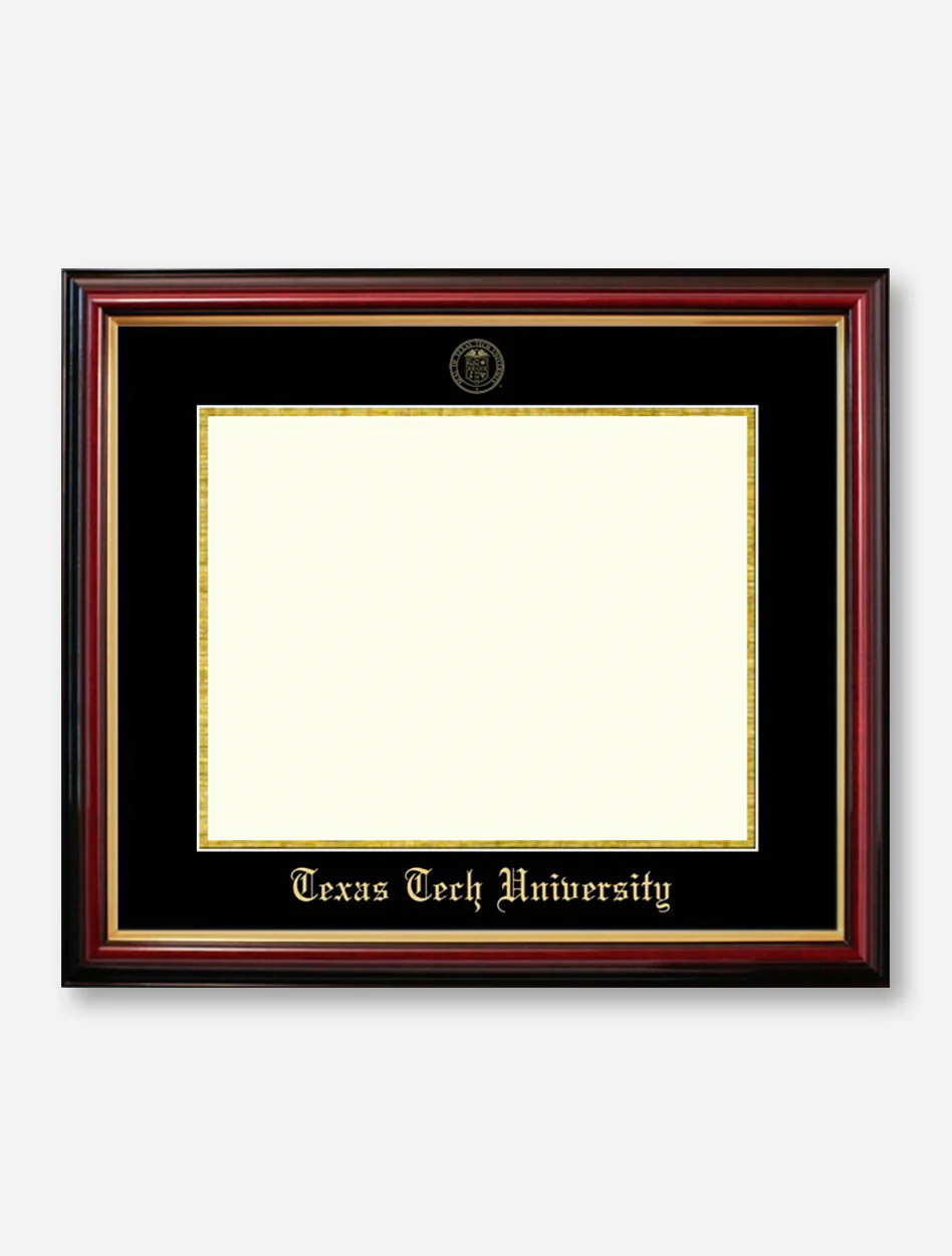 Gold Foil Seal Petite Mahogany Diploma Frame U4