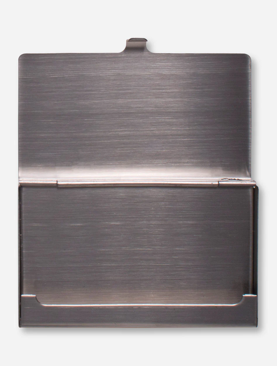 Heritage Pewter Texas Tech Silver Metal Card Case - Image 2