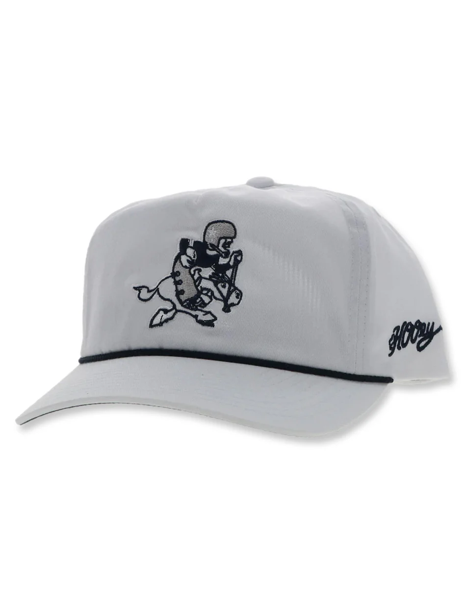 Hooey Dallas Cowboys "Retro Joe Logo" Rope White Snapback Cap