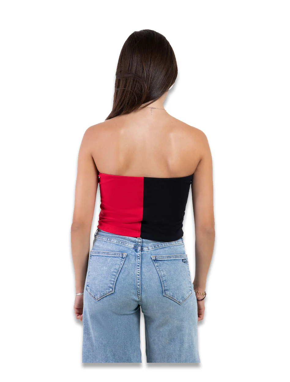 **Hype & Vice Colorblock "Wreck 'Em" Tube Top - Image 2