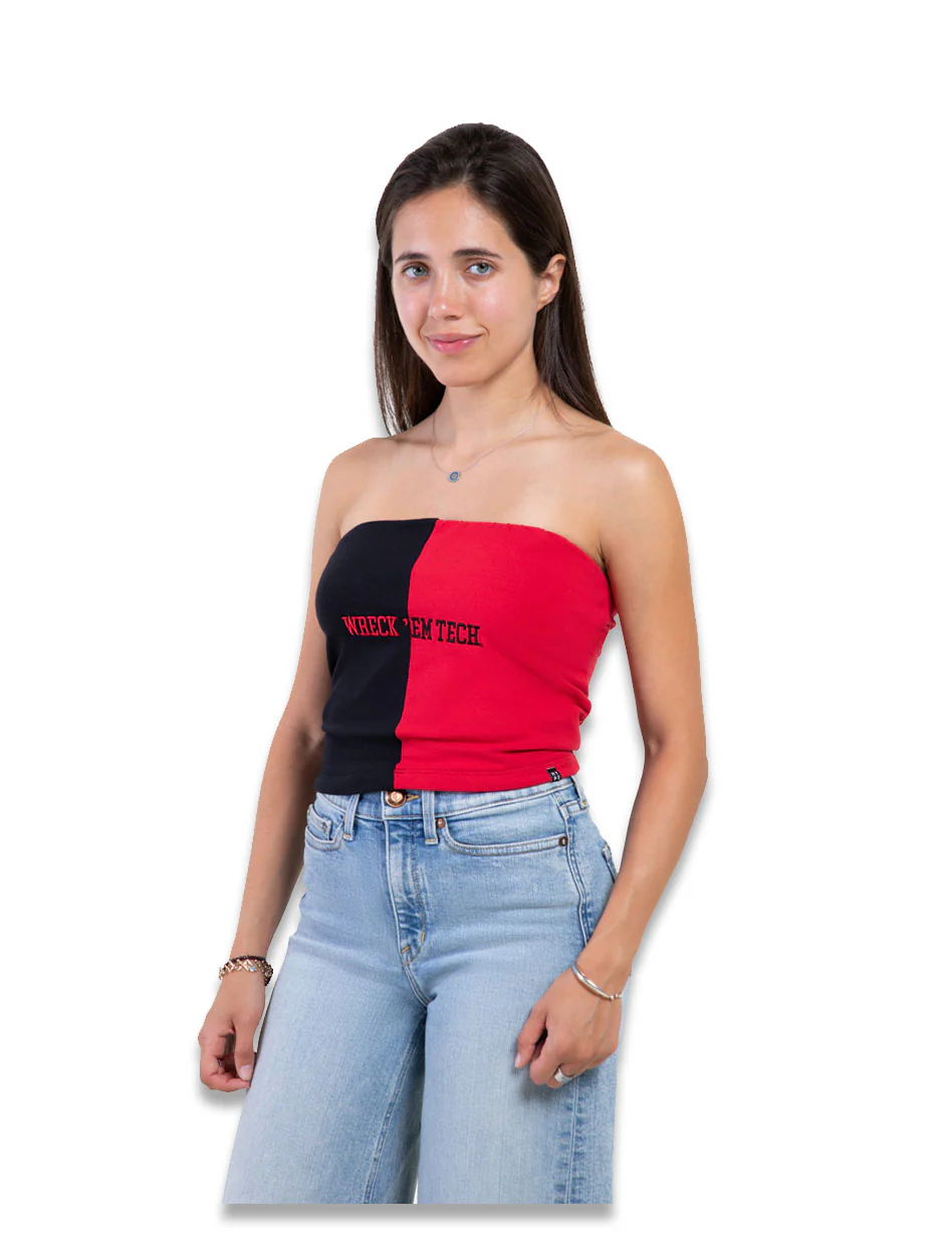 **Hype & Vice Colorblock "Wreck 'Em" Tube Top - Image 3