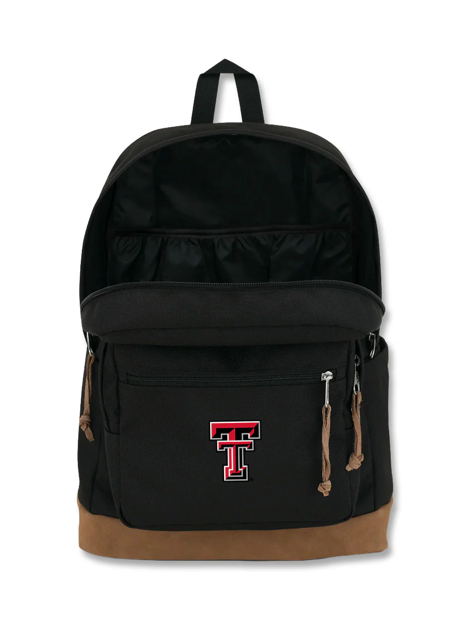 Jansport Texas Tech "Right Pack" Backpack With Suede Trim - Image 4