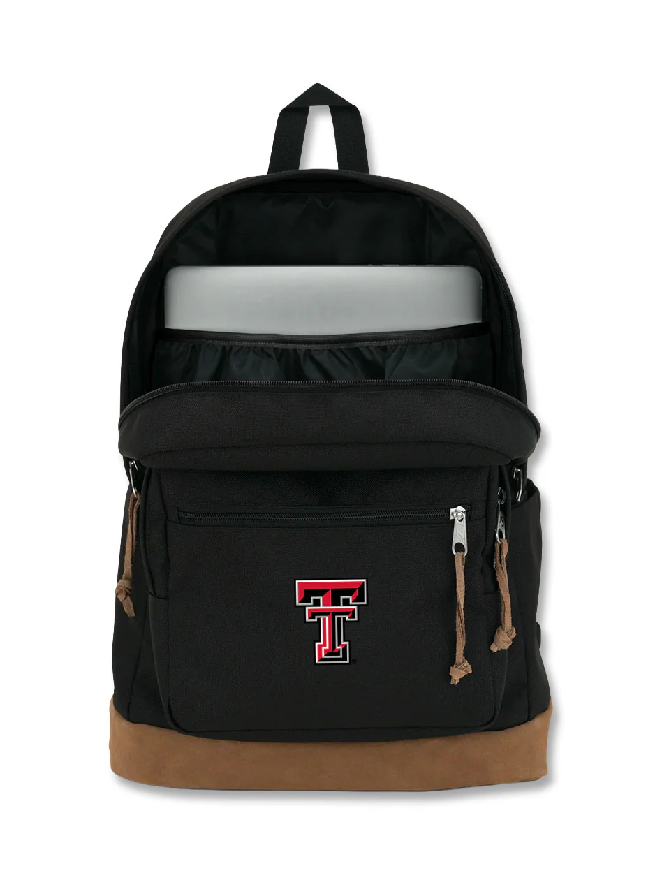 Jansport Texas Tech "Right Pack" Backpack With Suede Trim - Image 5