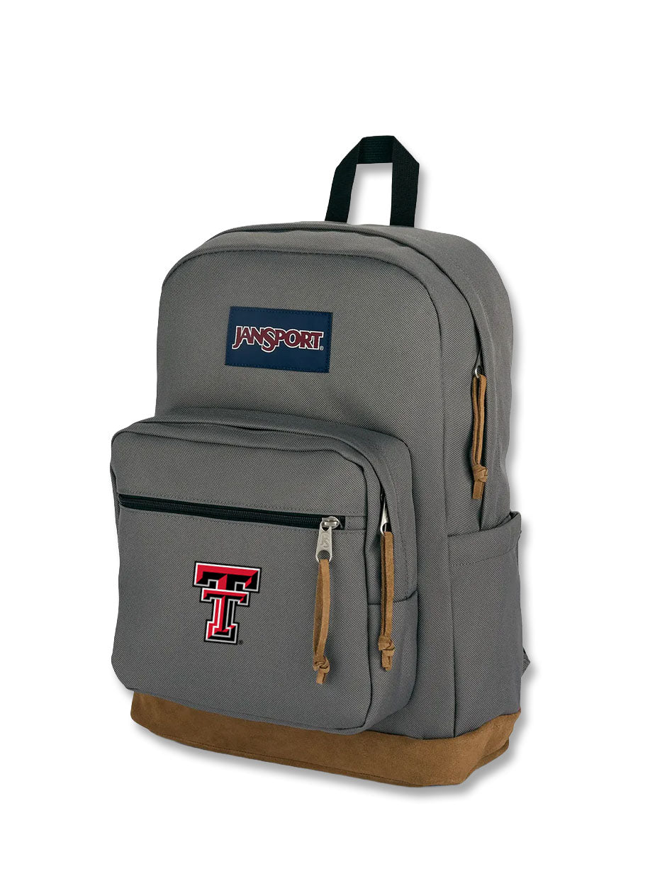 Jansport Texas Tech "Right Pack" Backpack With Suede Trim - Image 7