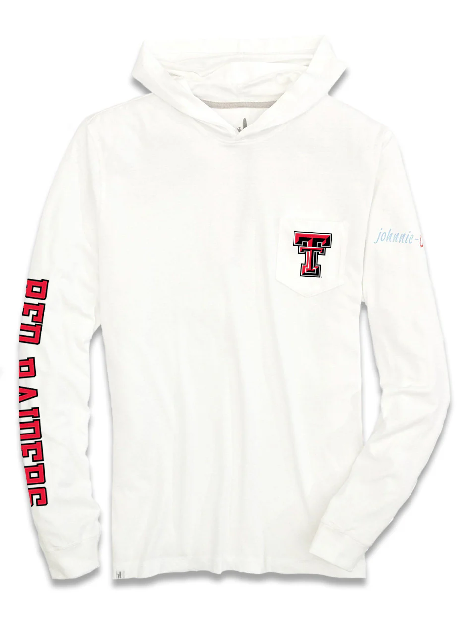 **Johnnie-O Texas Tech "Edison" Long Sleeve Hooded T-Shirt