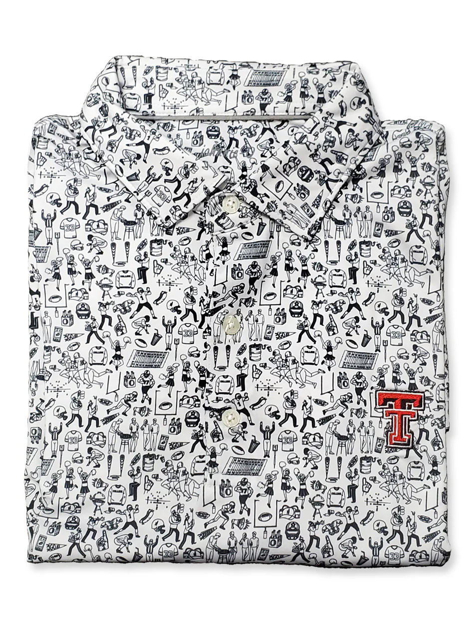 Johnnie-O Texas Tech "Tailgater" Men's Polo Shirt