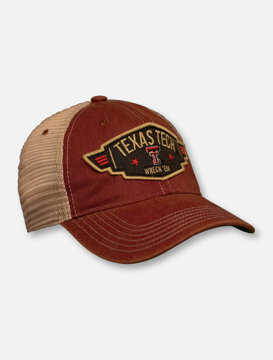 Legacy Texas Tech Red Raiders Double T " Stone Washed" Mesh Snapback Cap - Image 2