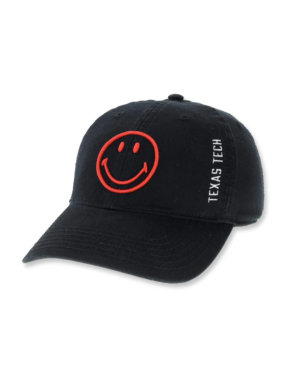 Legacy Texas Tech Red Raiders "Smiley" Team Color Adjustable Cap