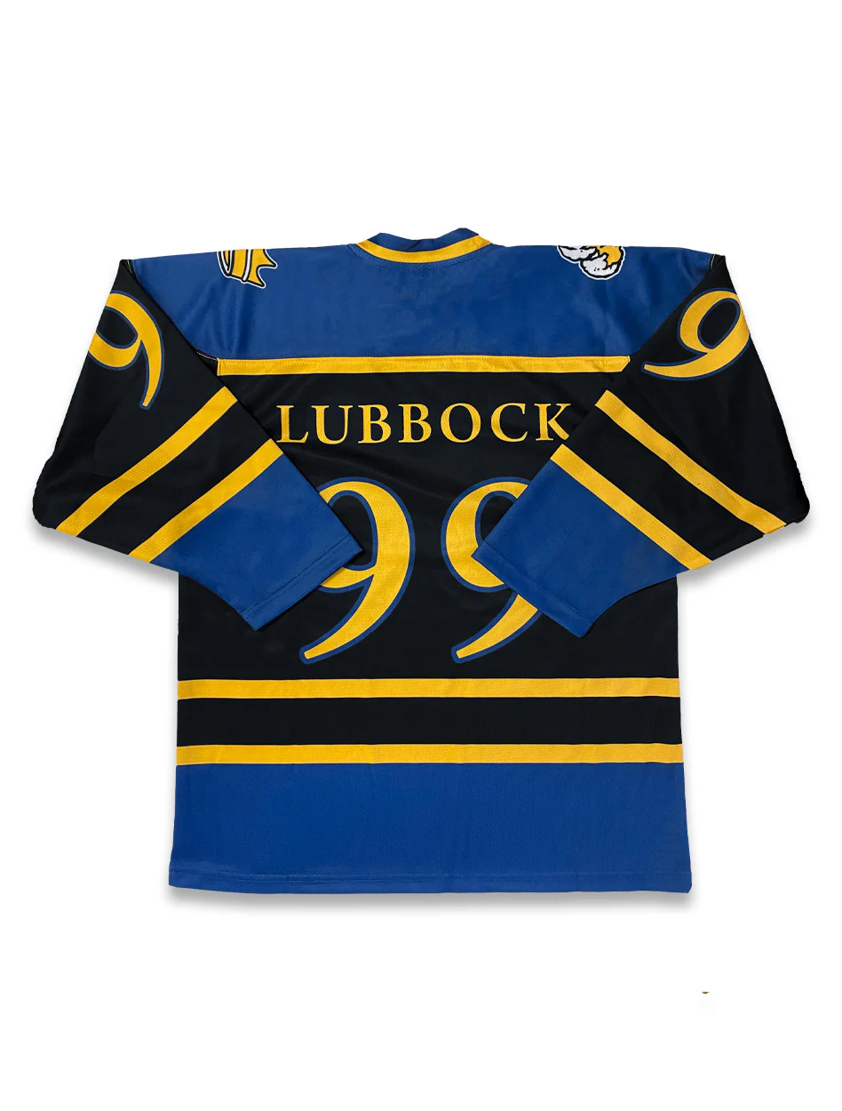 Lubbock Cotton Kings Official Black Hockey Jersey - Image 2
