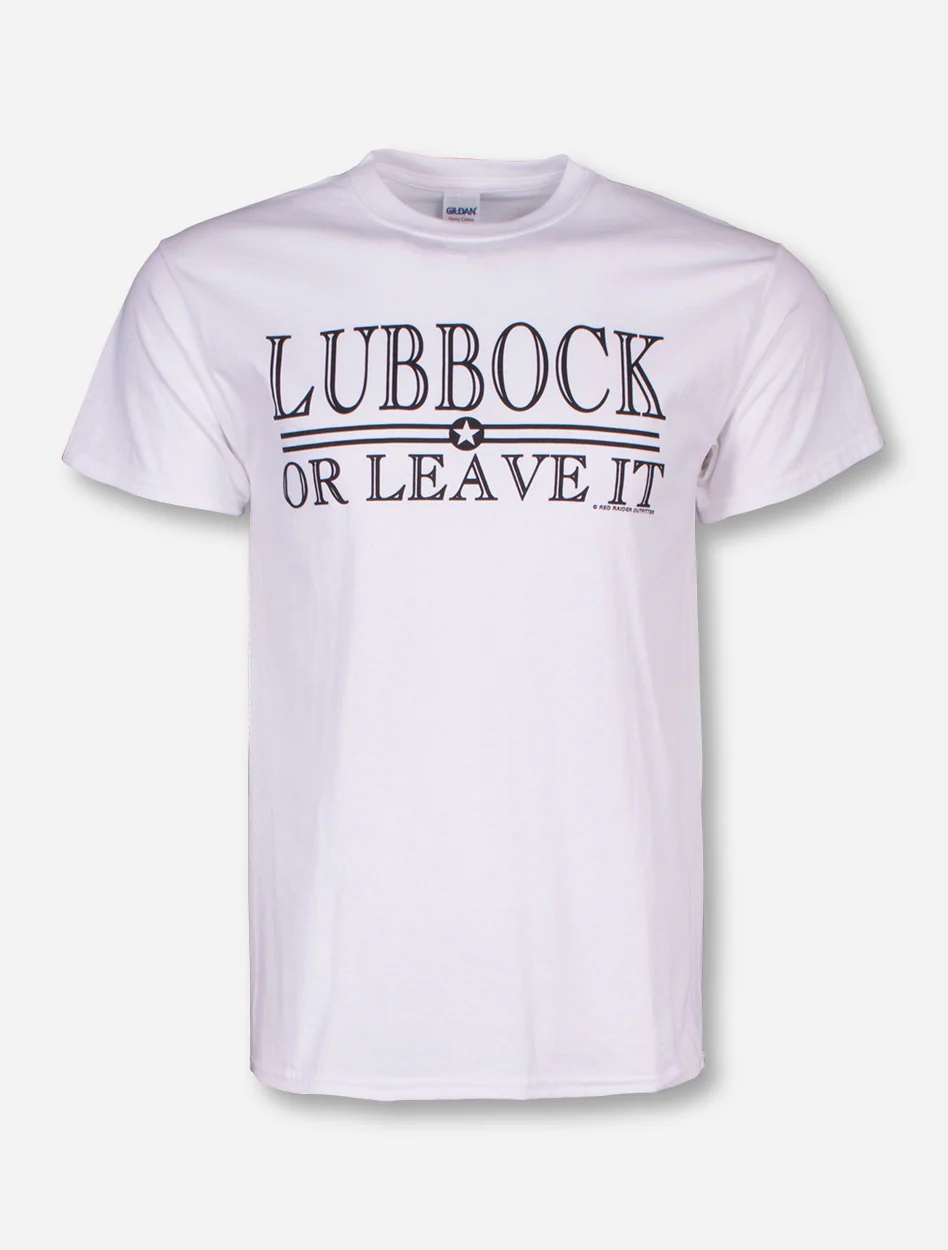 Lubbock or Leave It White Short Sleeve - Texas Tech