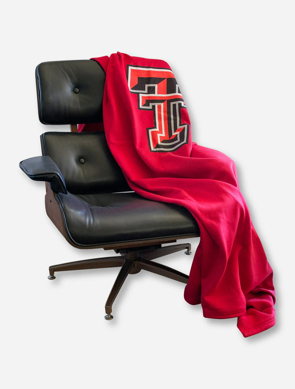 MV Sport Texas Tech Double T Sweatshirt Blanket - Image 3