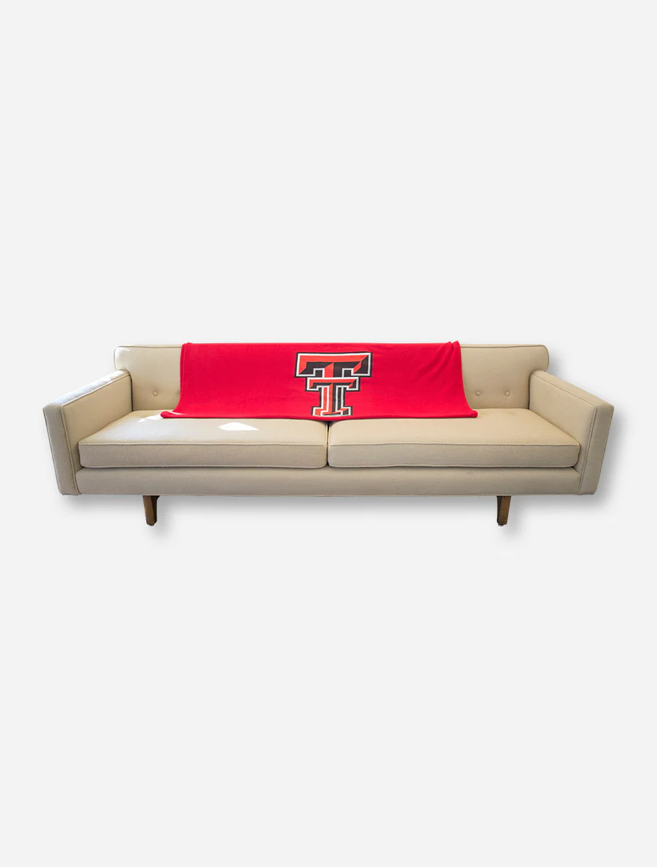 MV Sport Texas Tech Double T Sweatshirt Blanket - Image 4