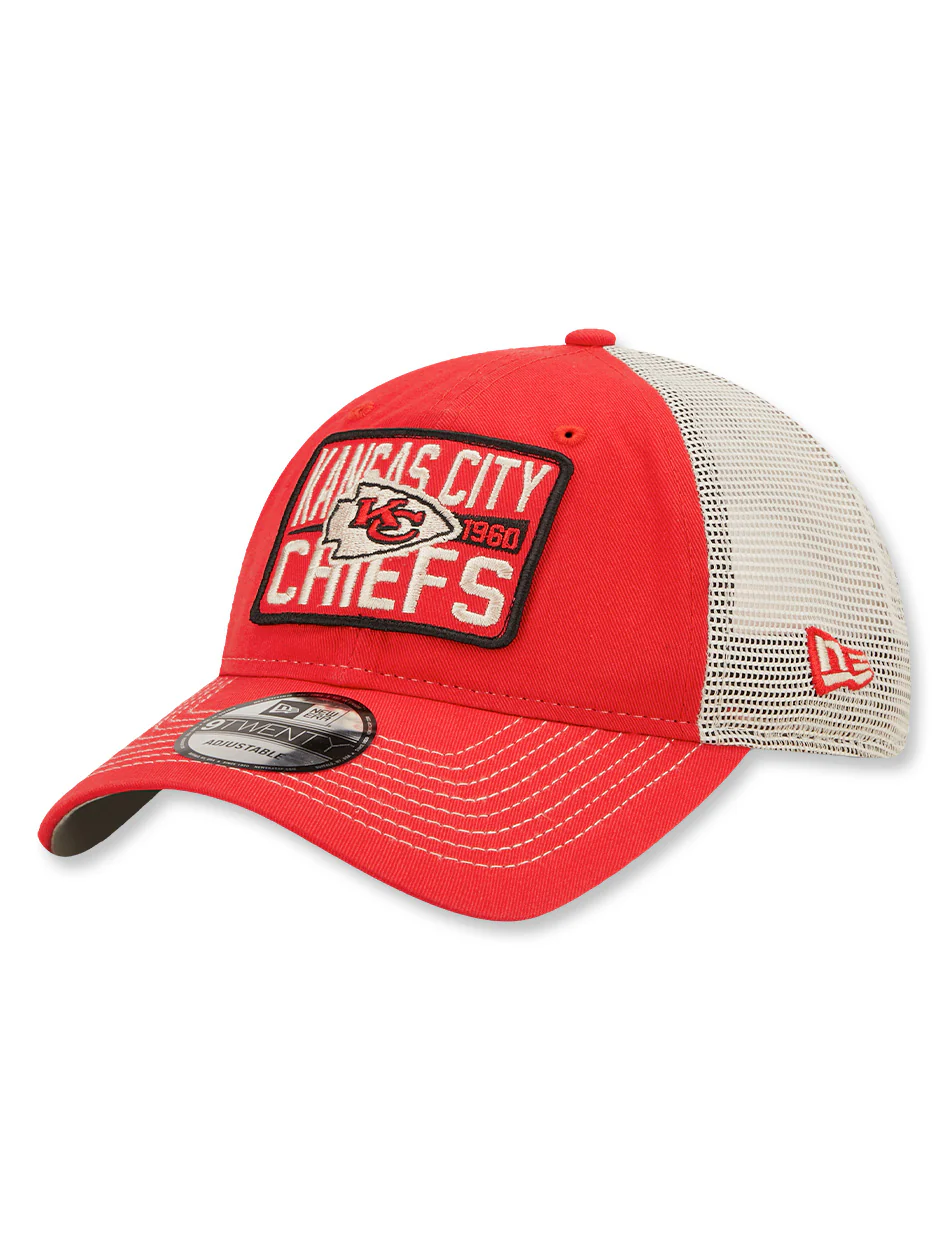 New Era KC Chiefs 9Twenty Rectangle Patch Snapback Cap