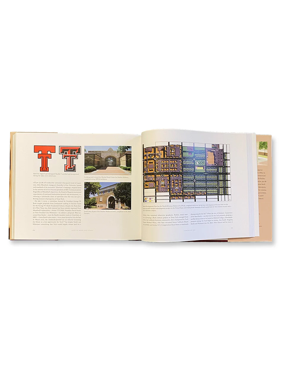 Opus in Brick and Stone" The Architectural and Planning Heritage of Texas Tech University Coffee Table Book - Image 2