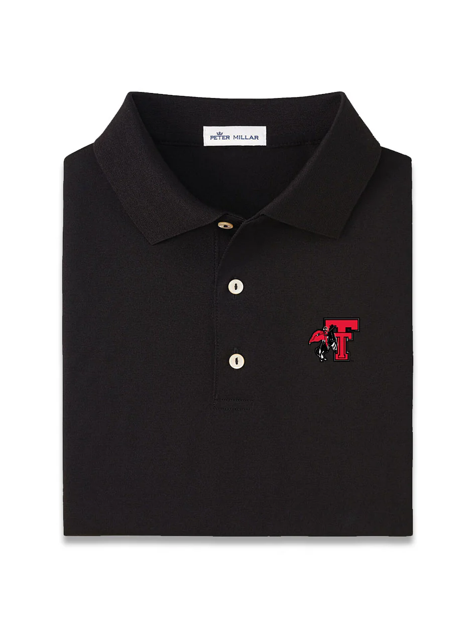 Peter Millar "Horse and Rider" Solid Stretch Jersey