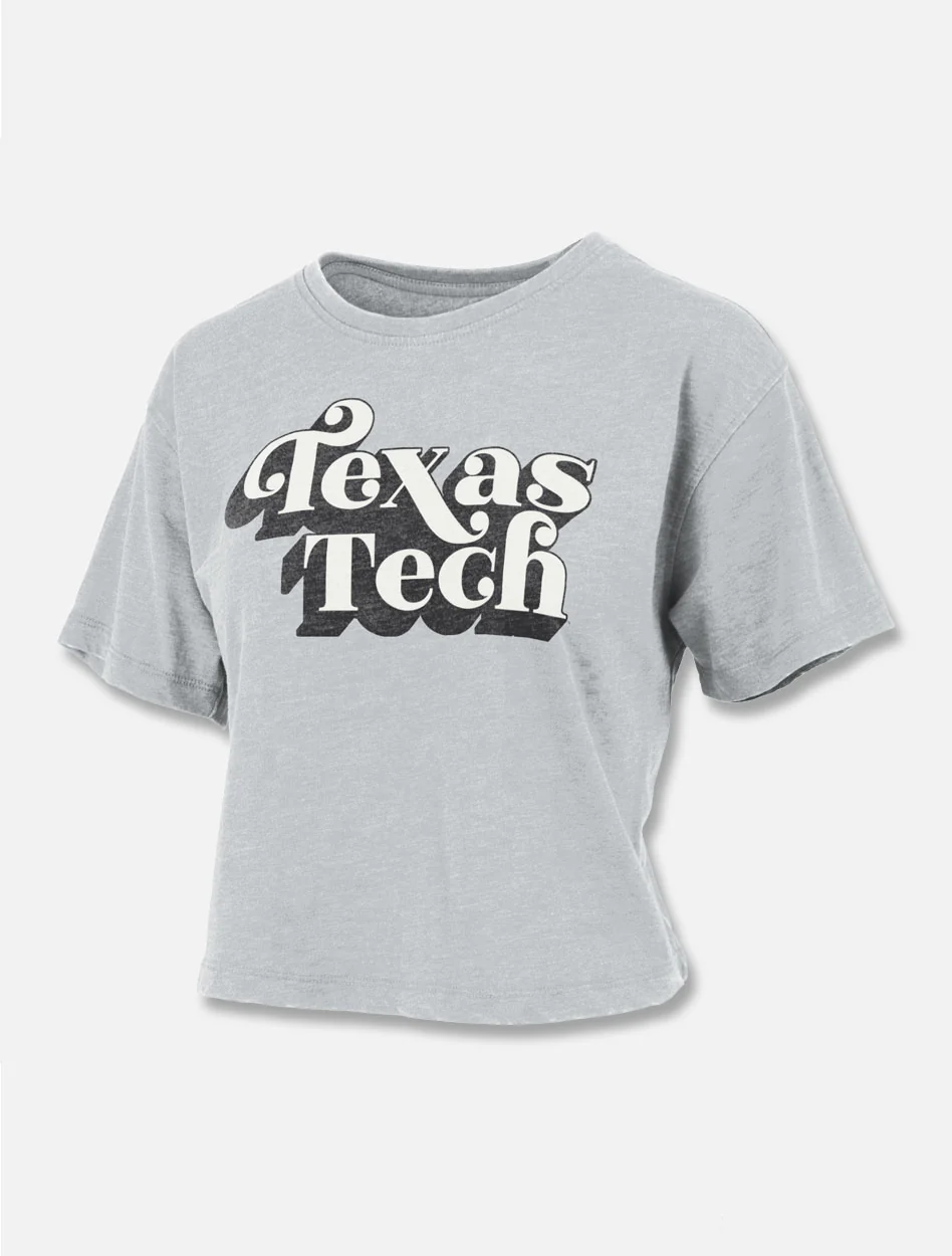 Press Box Texas Tech Red Raiders "Take It Easy" Crop Top