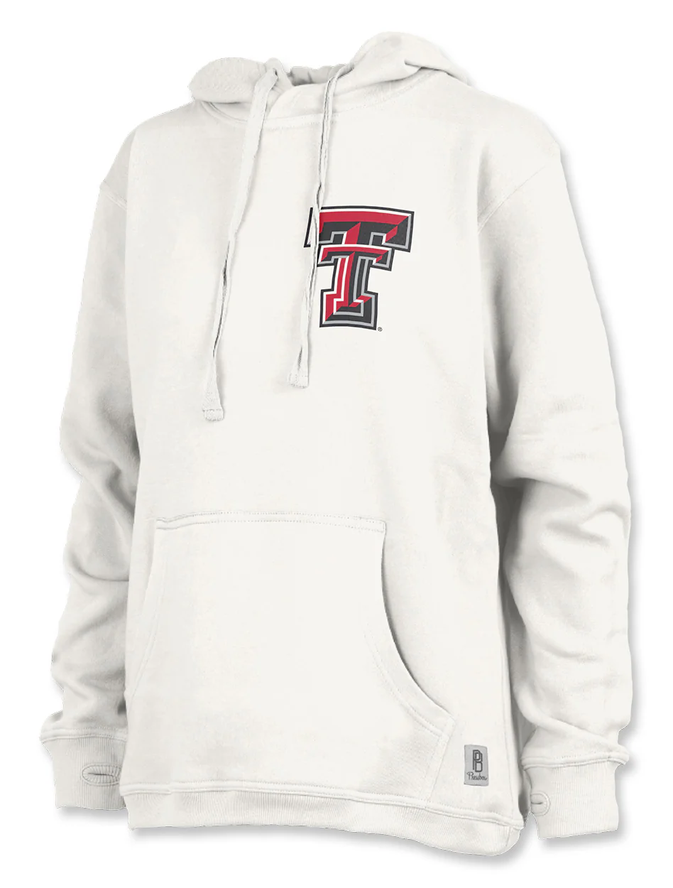 Pressbox Texas Tech "Big Print Block" Hooded Oversized Fleece - Image 2