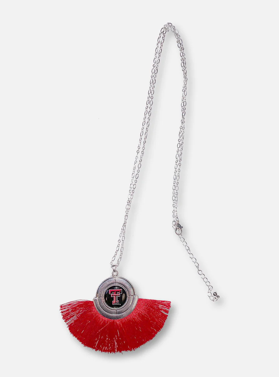 Red Raider Outfitter Texas Tech Silver Double T "No Strings Attached" Necklace