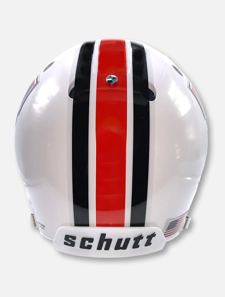 Schutt Texas Tech Red Raiders Double T White Replica Helmet - Image 4