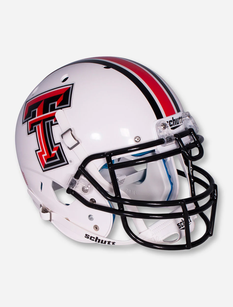 Schutt Texas Tech White Authentic Helmet - Image 2