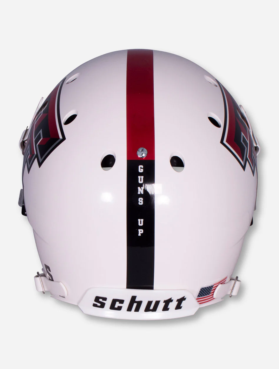 Schutt Texas Tech White Replica Helmet - Image 4