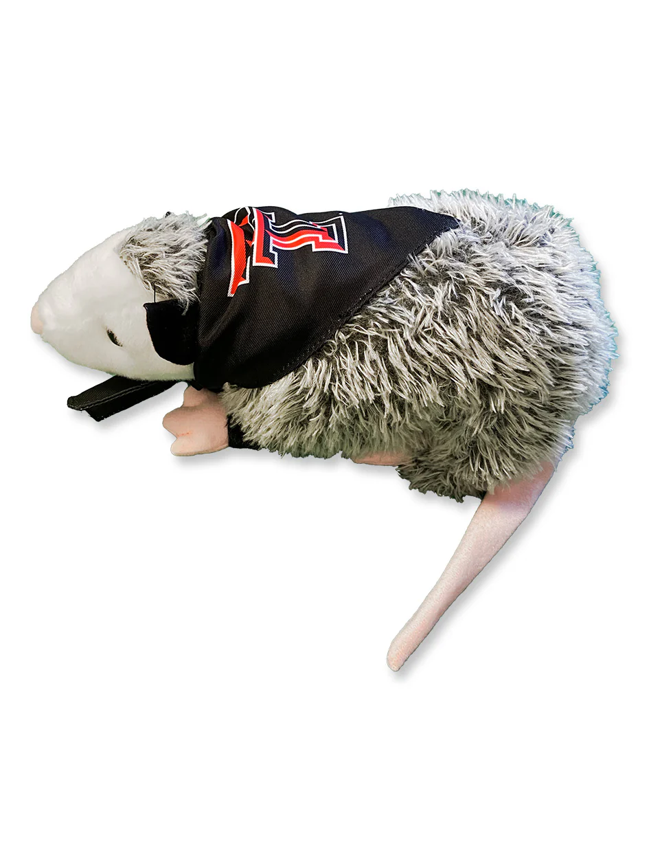Texas Tech 10" Possum w/ Double T Bandana Plush Animal - Image 2