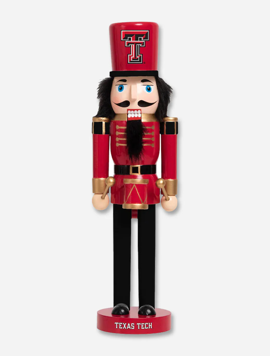 Texas Tech 14" Holiday Nutcracker with Drum