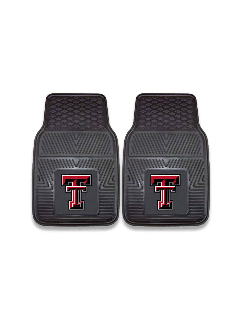 Texas Tech 2 piece Front Seat Car Mat Set - Image 2