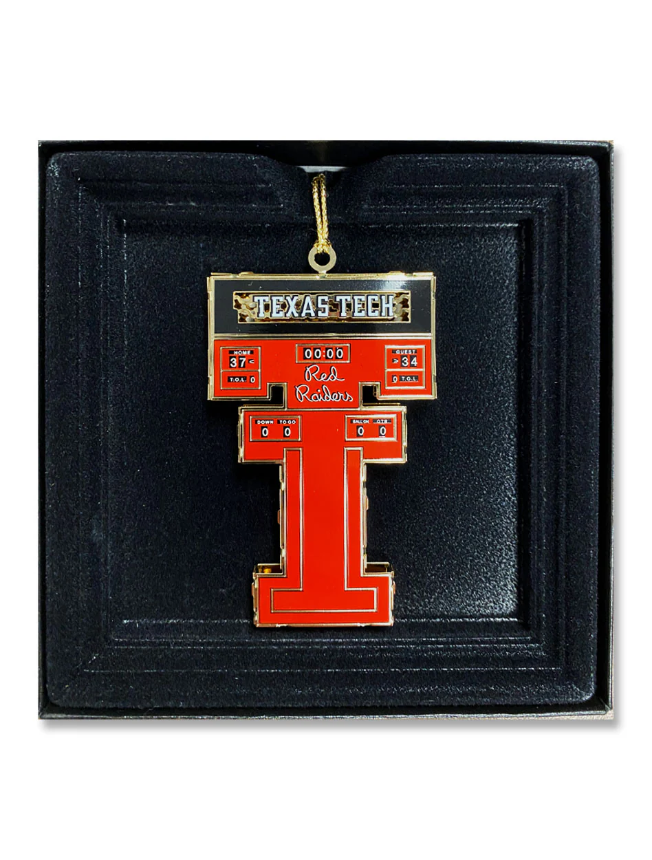 Texas Tech 2024 "Double T Scoreboard" Official Presidential Ornament - Image 3