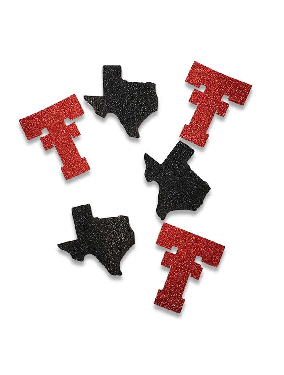 Texas Tech 40 PC Glitter Table Confetti