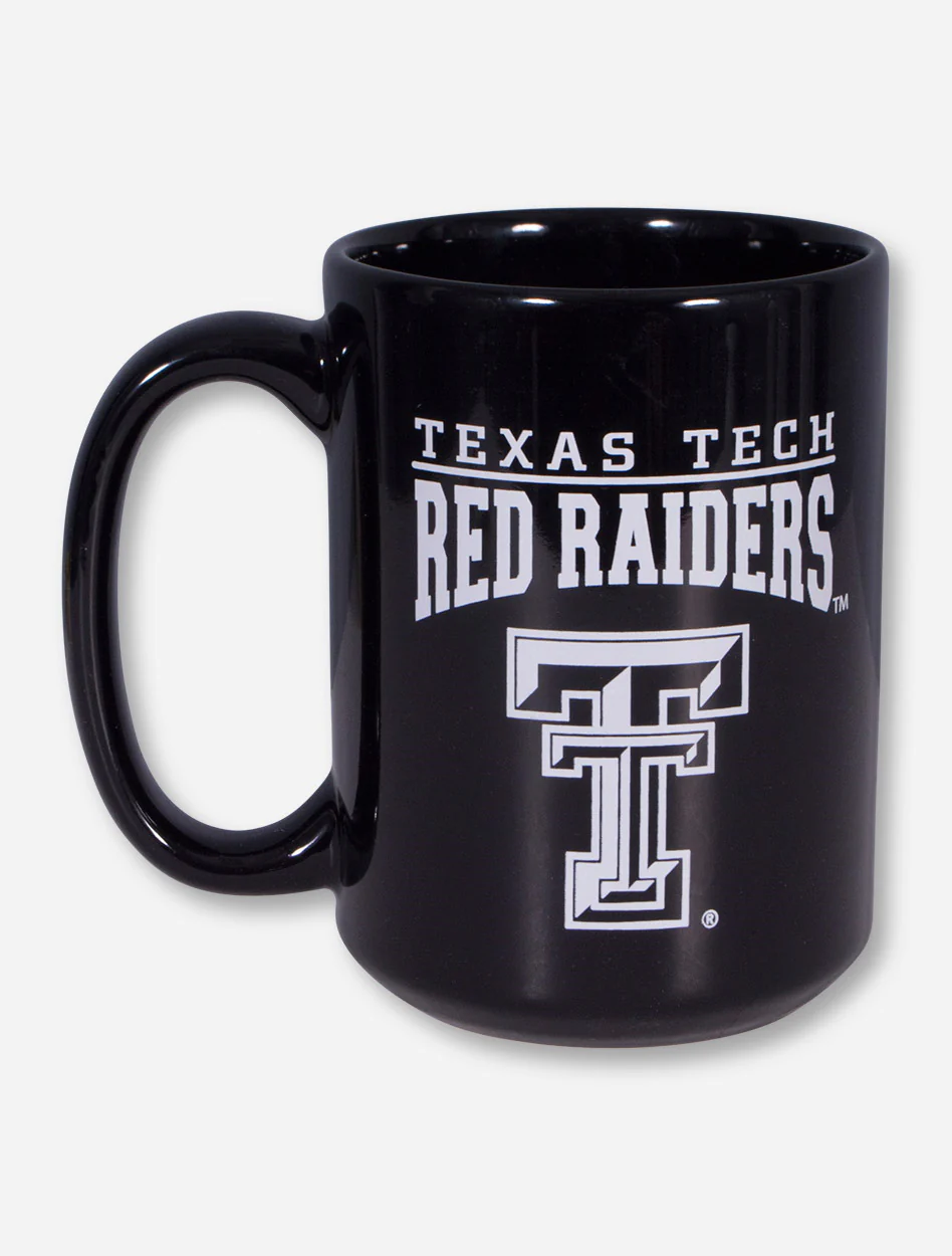Texas Tech ALUMNI Emblem on Black Mug - Image 2
