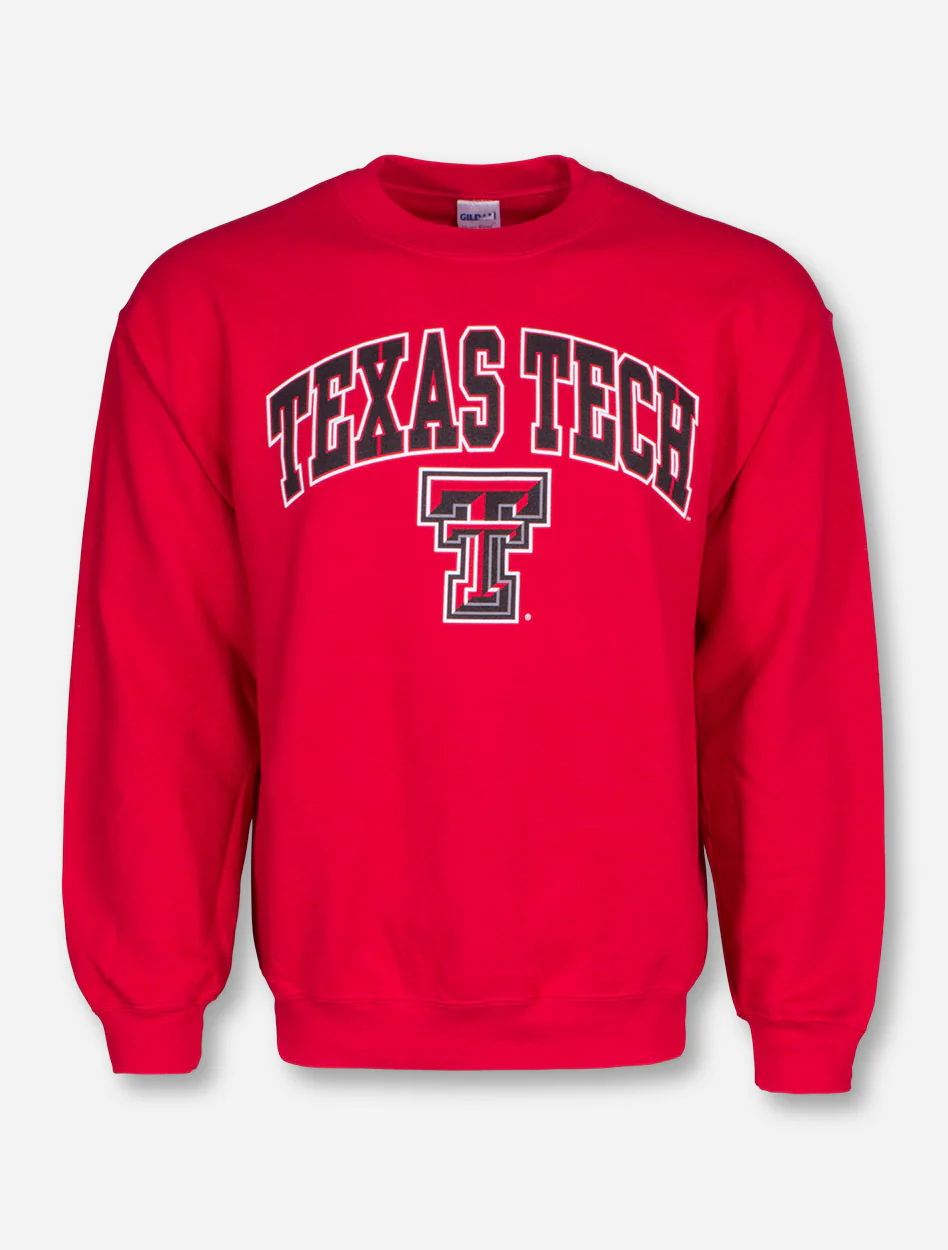 Texas Tech Arch Over Double T Sweatshirt - Image 5