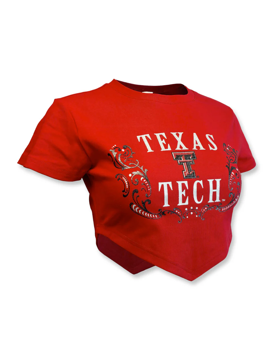 Texas Tech "Astro" Crop Top - Image 2