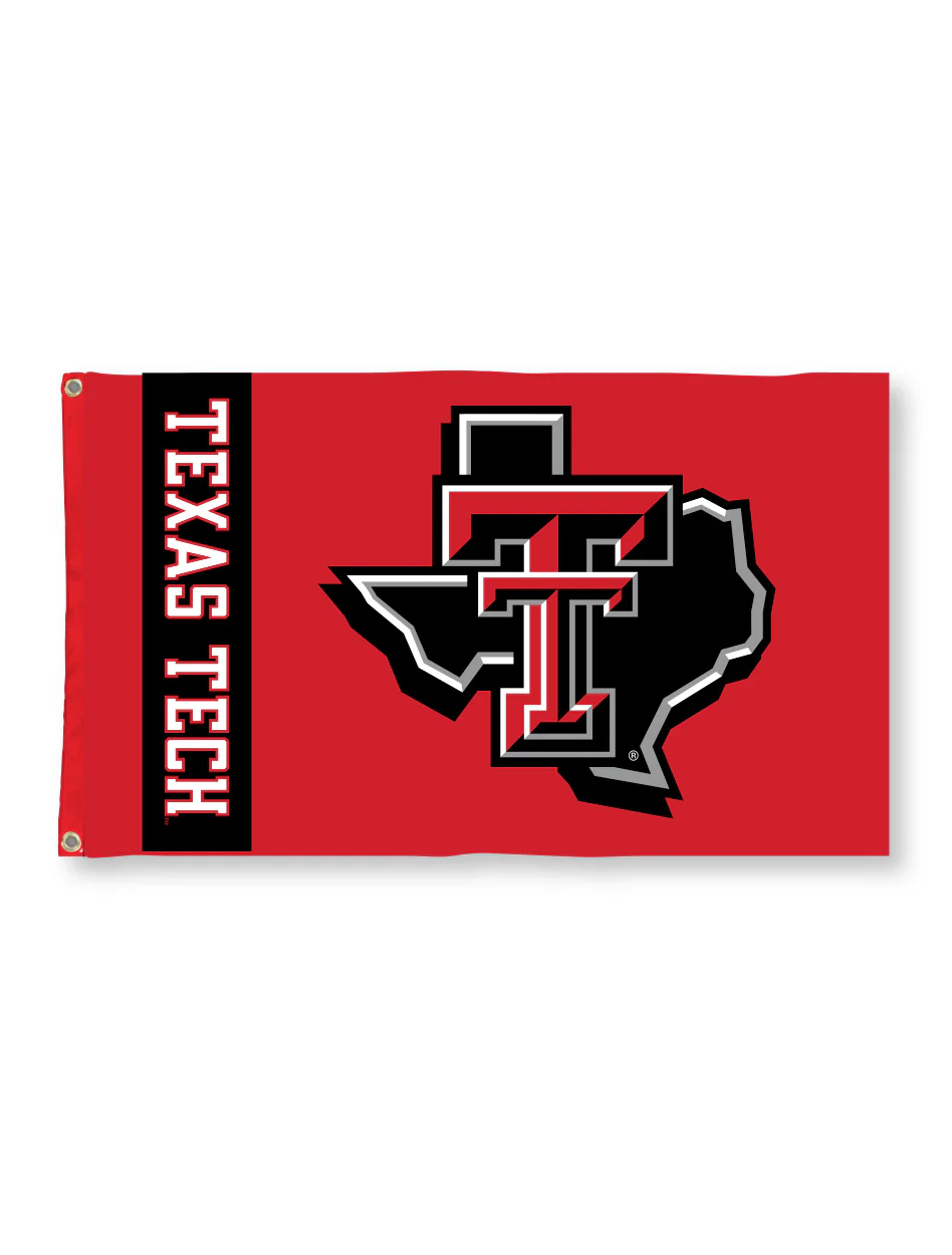 Texas Tech "Bar Pride" 3'x5' Red Deluxe Flag