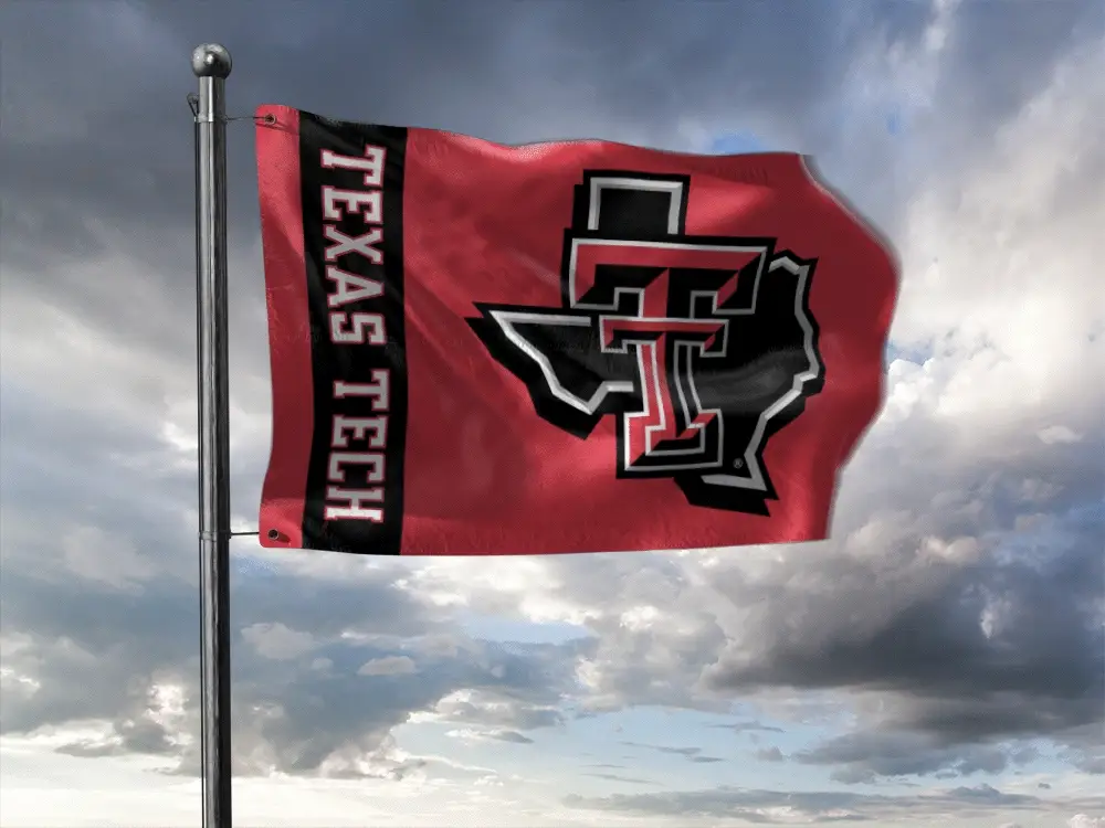 Texas Tech "Bar Pride" 3'x5' Red Deluxe Flag - Image 2