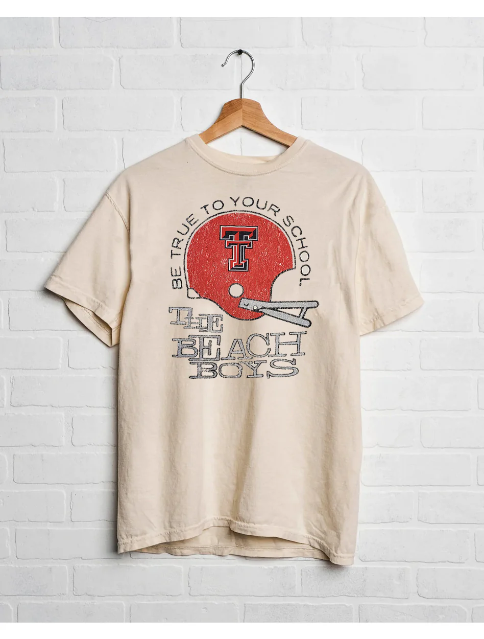 Texas Tech Beach Boys "True To Your School" Thrifted T-shirt