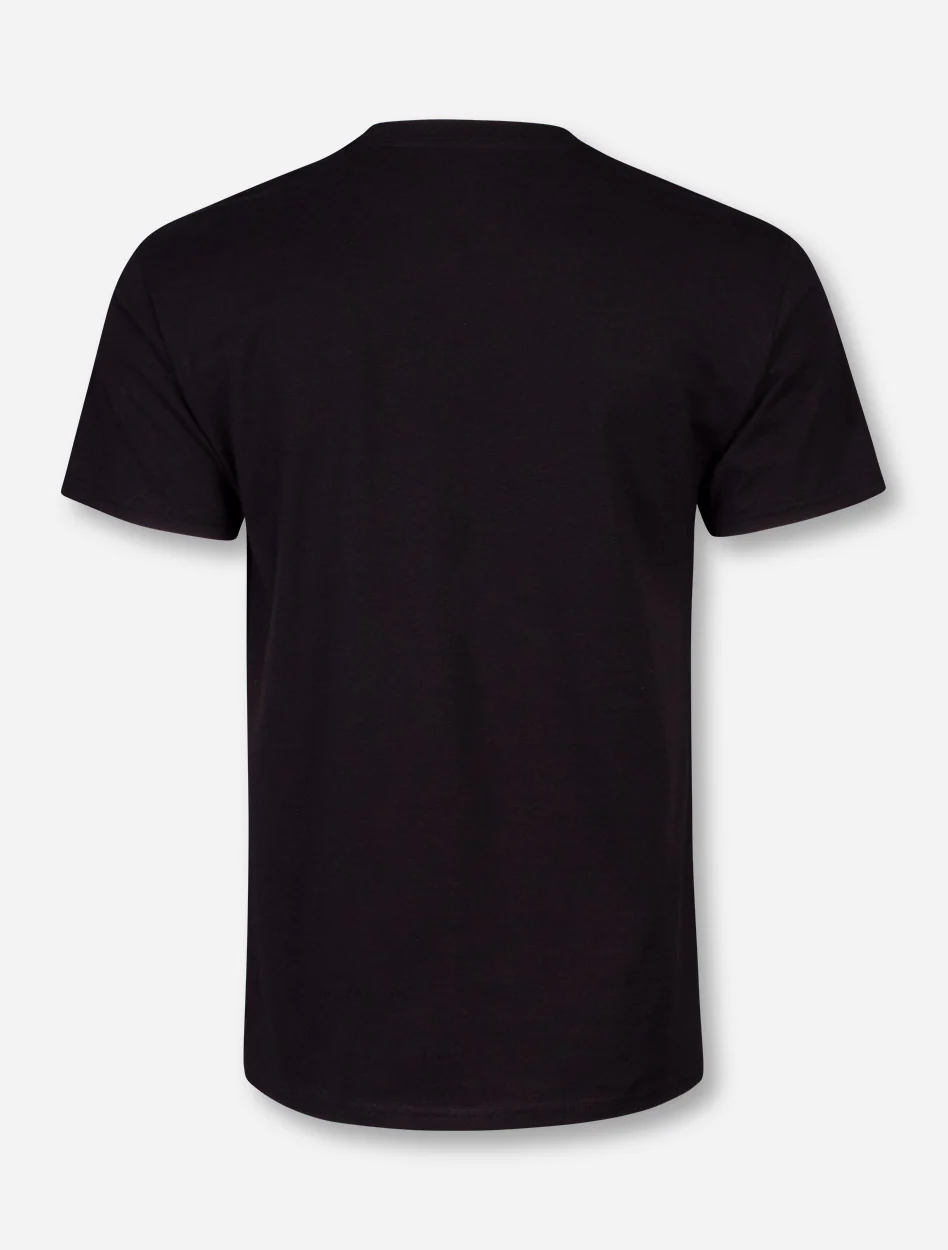 Texas Tech Black Diamond Double T Reflective Black T-Shirt - Image 2