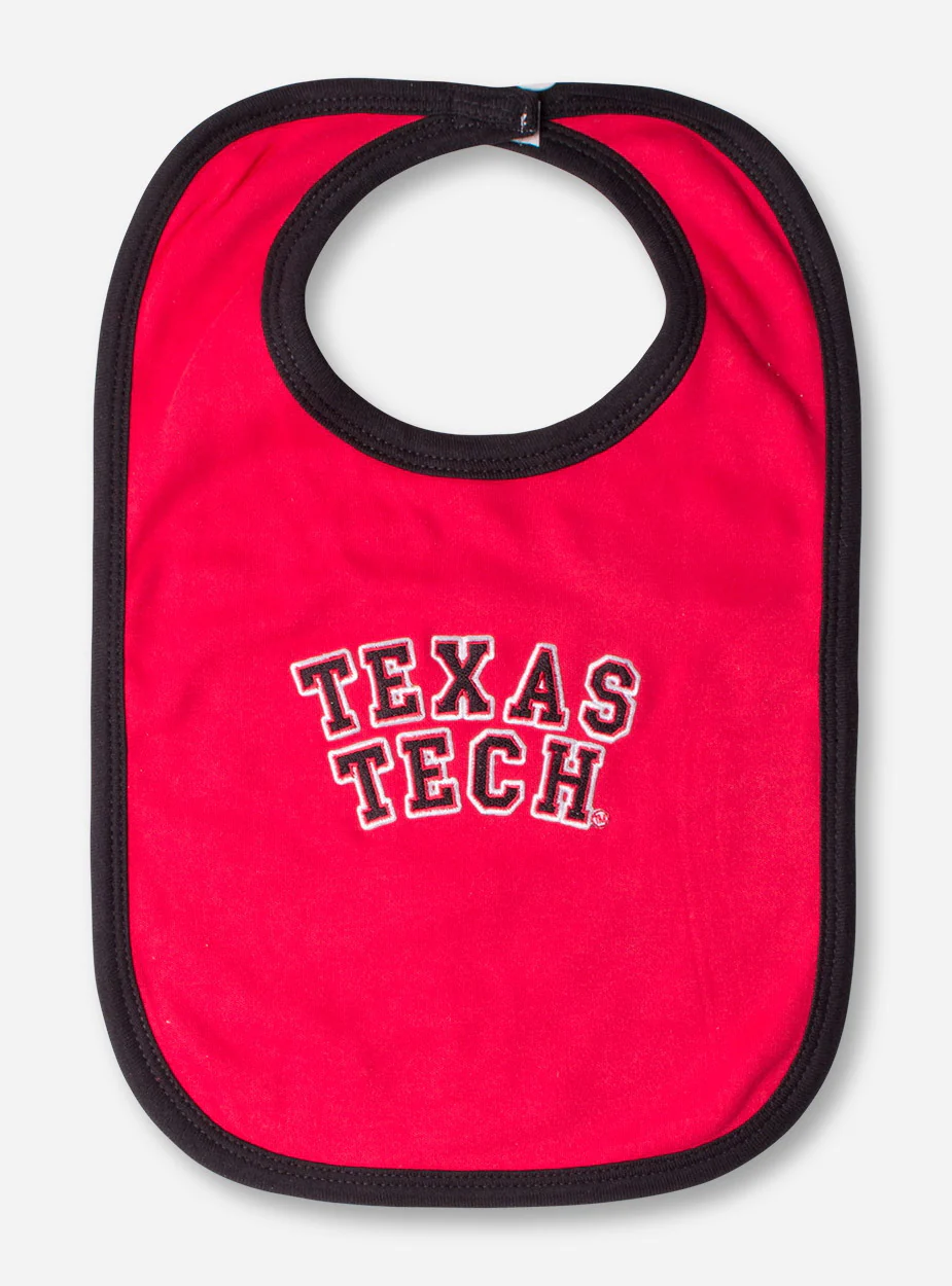 Texas Tech Block Red and Black Bib