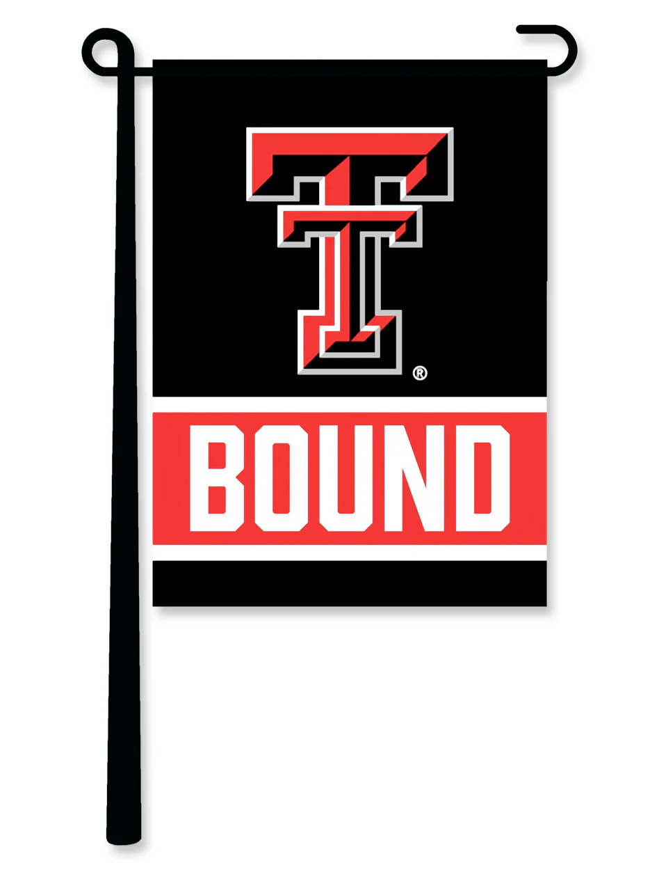 Texas Tech Bound Double T Garden Flag