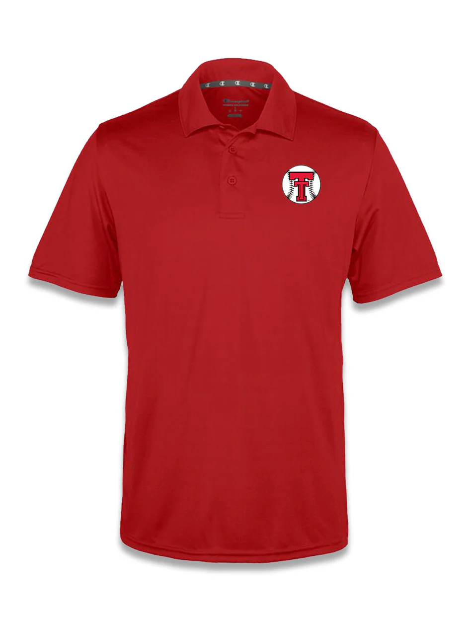 Texas Tech Champion Insider "Stadium Collection" Double Stripe Polo
