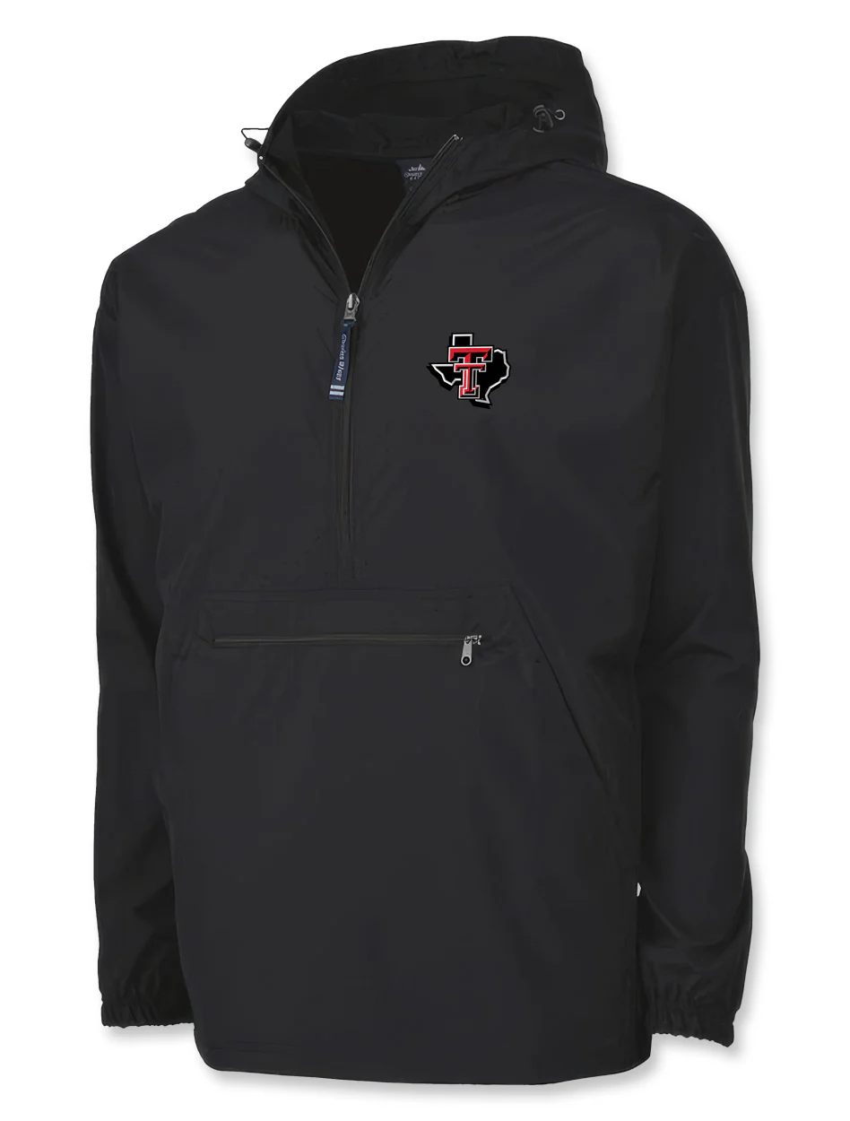 Texas Tech Charles River "Pack N Go" Pride Half Zip Pullover