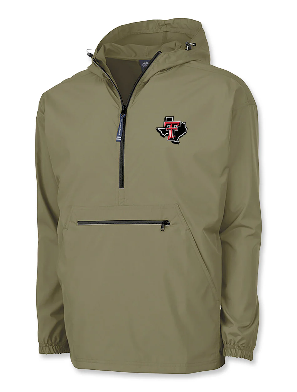 Texas Tech Charles River "Pack N Go" Pride Half Zip Pullover - Image 2