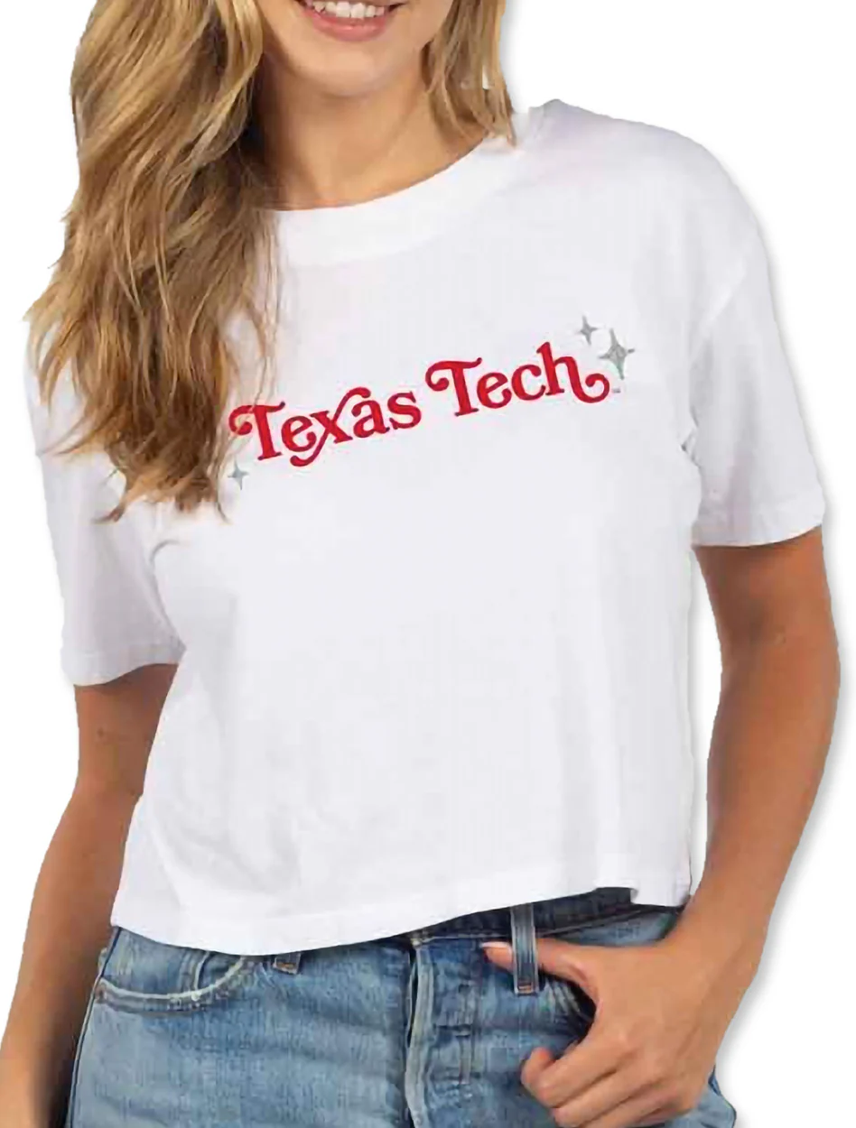 Texas Tech Chicka-d "Metallic Sparkle Swill" Short 'n Sweet Tee