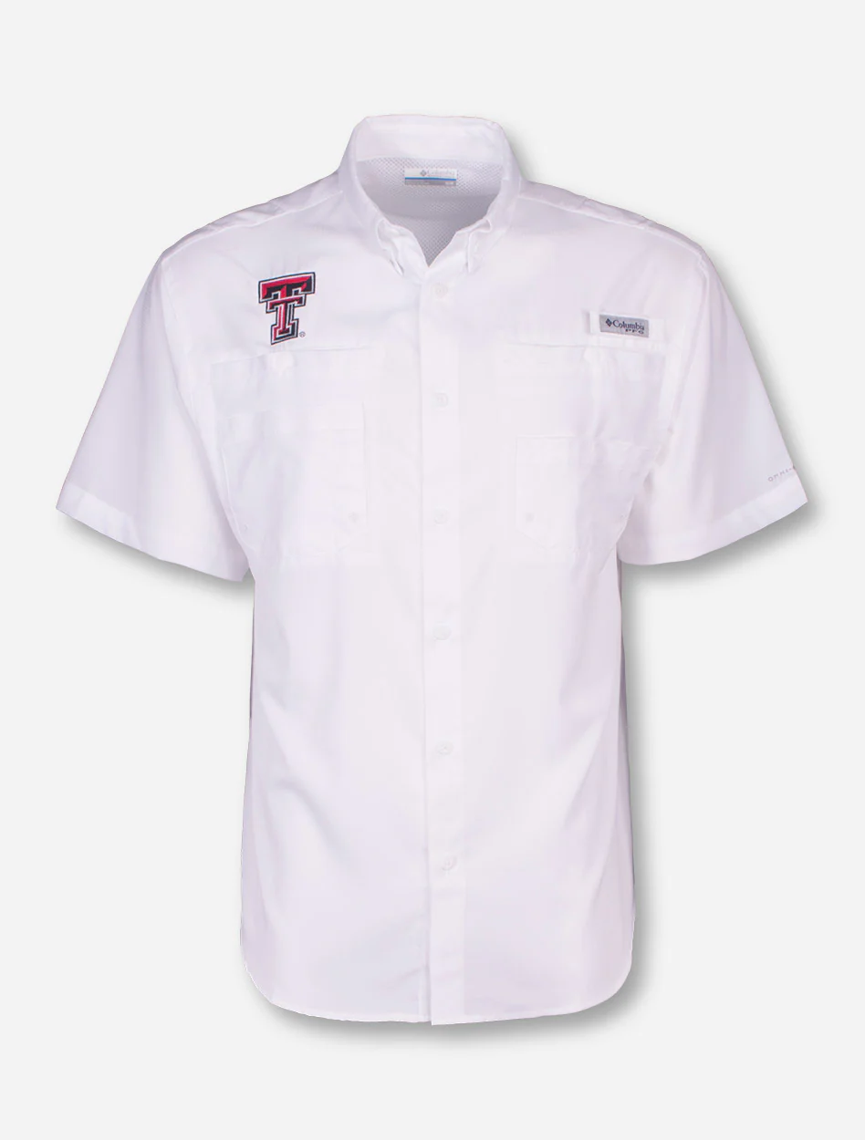 Texas Tech Columbia "Tamiami" Button Down Men's Fishing Shirt - Image 3