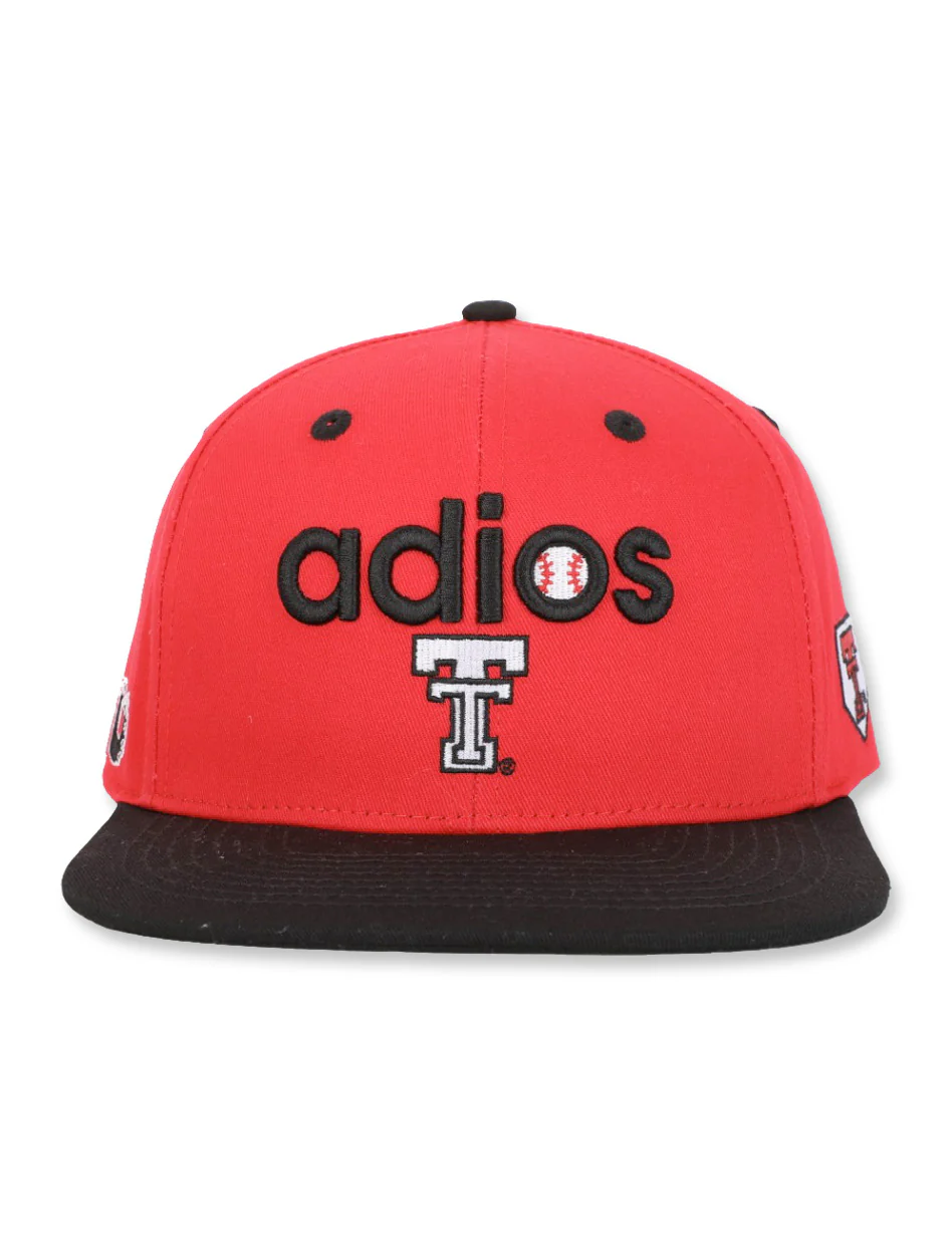 Texas Tech Dark Horse Baseball "Adios" Twill Snapback Cap - Image 2