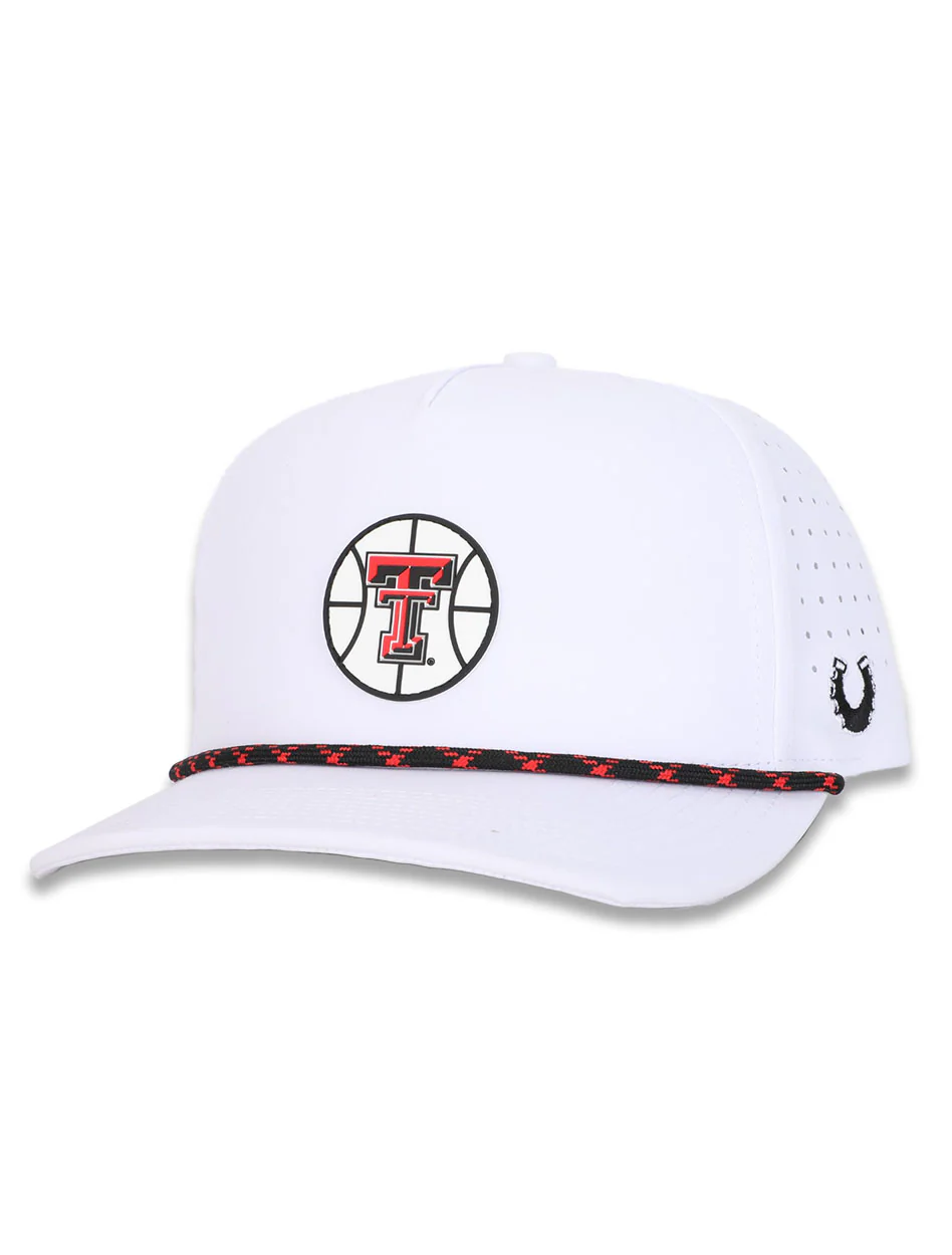 Texas Tech Dark Horse Basketball "Insider" PVC Patch Snapback Cap