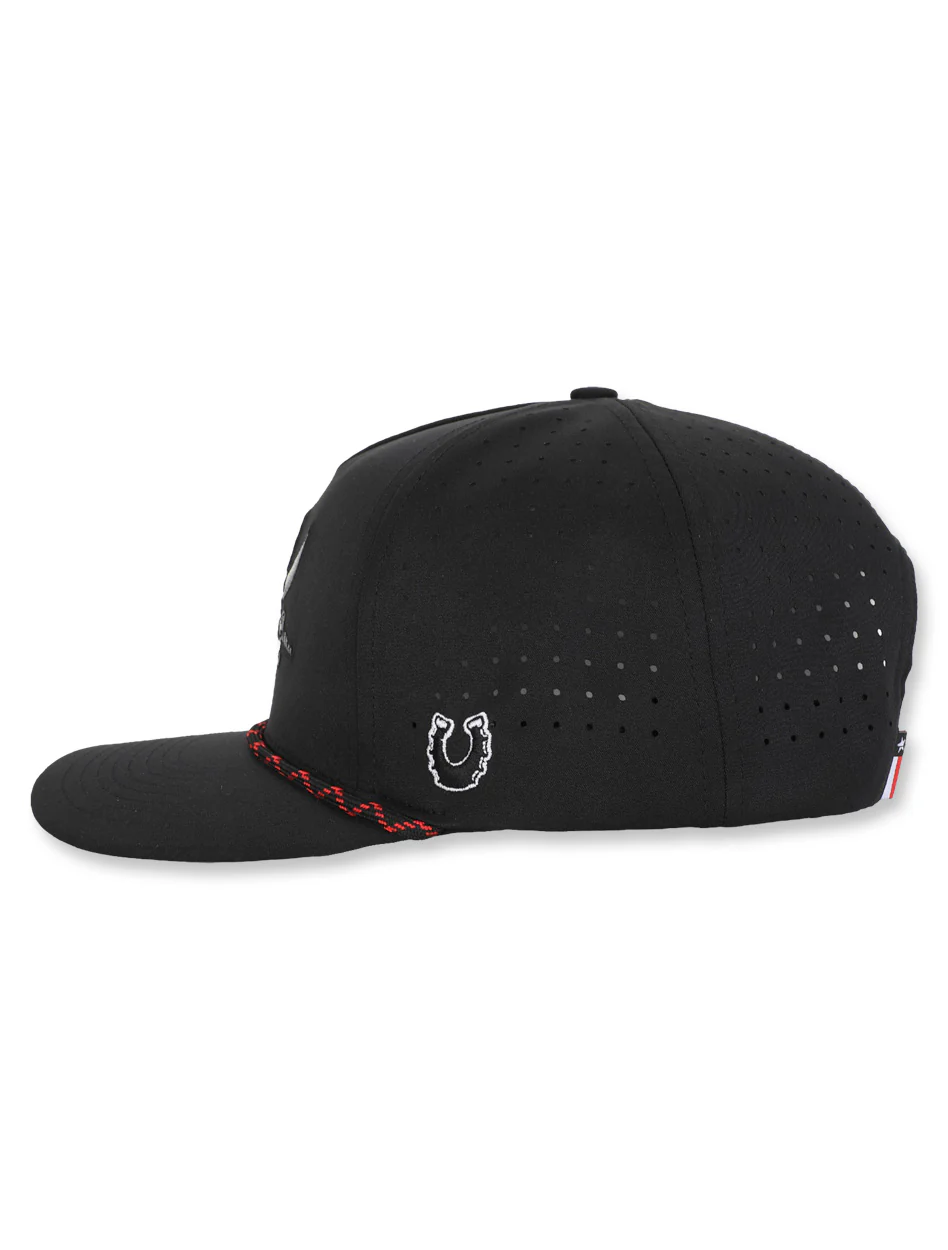 Texas Tech Dark Horse "As Worn In Leach Era" Black Sport SB Cap - Image 3