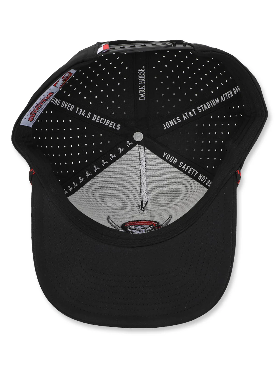 Texas Tech Dark Horse "As Worn In Leach Era" Black Sport SB Cap - Image 6