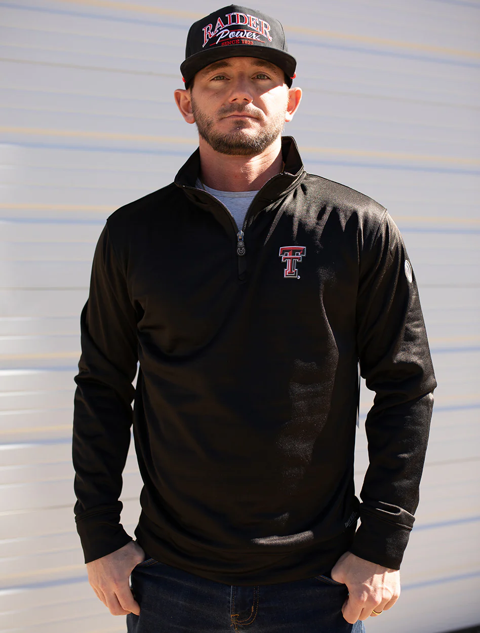 Texas Tech Dark Horse Essentials "Double T" 3.0 Quarter-Zip Pullover - Image 3