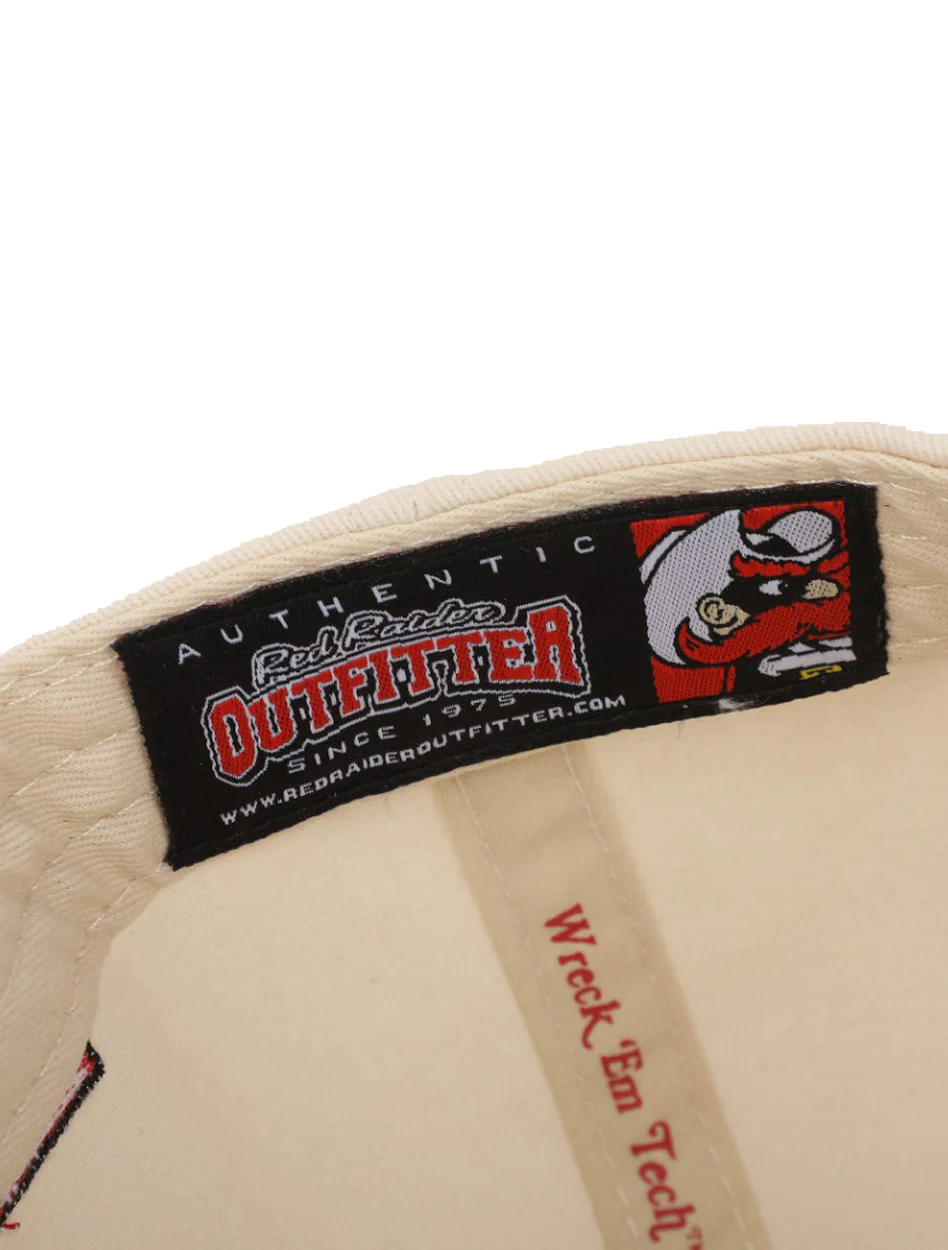 Texas Tech Dark Horse "Long Live the Matadors" Ivory Snapback Cap - Image 5